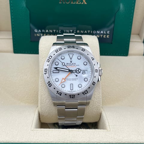 Rolex Explorer II stainless steel watch